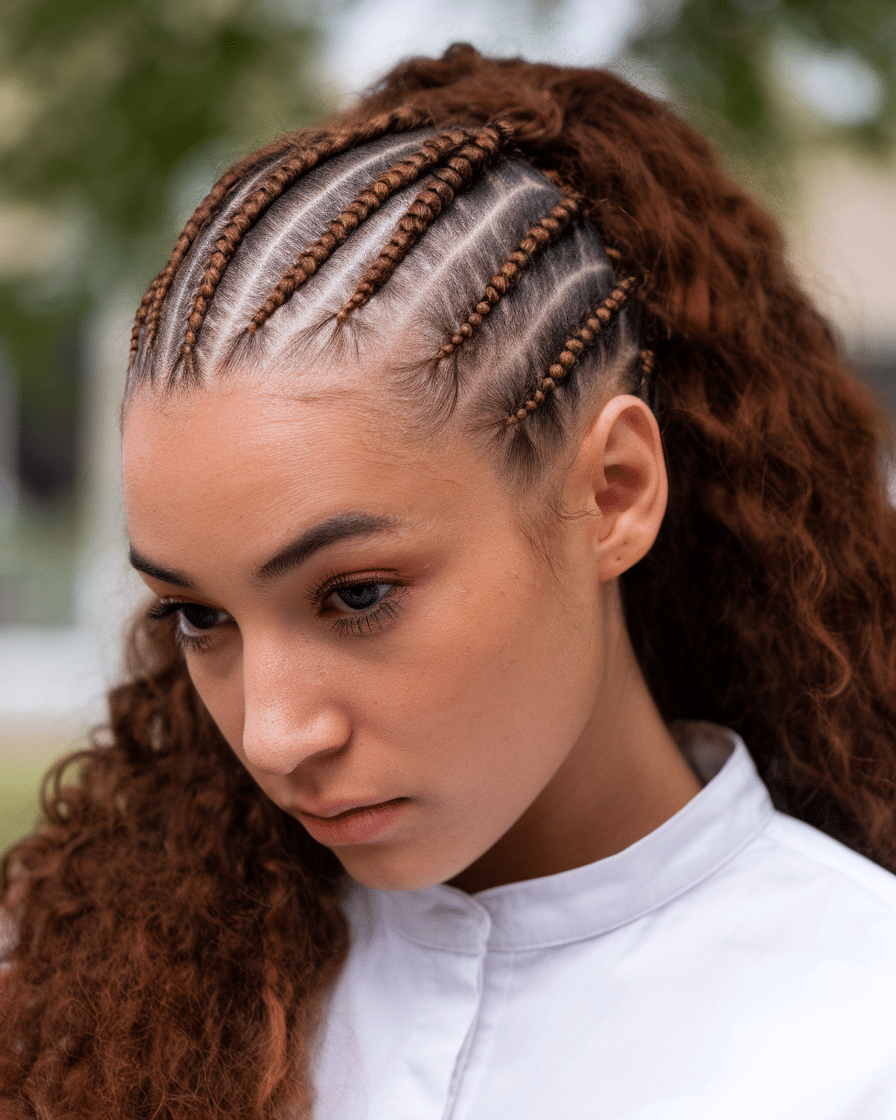 a-close-up-shot-of-a-young-female-woman-_OfY0zl1_TKiJ3TPpVdMKgQ_OY6c988WSdmAaWfHvhWafg Top 25 Stunning Braids Hairstyles: Black Cornrows with Curls