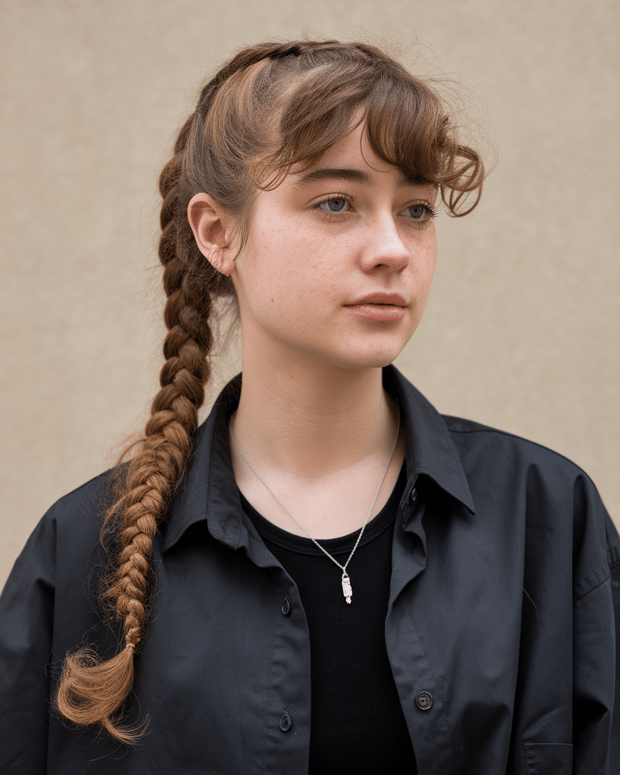 a-still-of-a-young-female-woman-with-a-b_4WaYLf9LT-KoFQnEVnXdBw_lLANt9PRTRmxn1QDbuoCXA Top 25 Stunning Braids Hairstyles: Black Cornrows with Curls