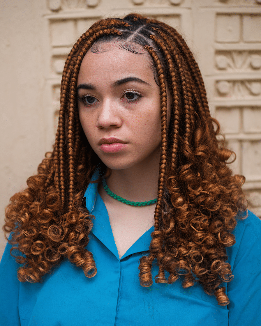a-still-of-a-young-female-woman-with-ful_b8DvUxuXR669u-LHtNo7OA_jruFlXr8RLGFIUI2BqgREw Top 25 Stunning Braids Hairstyles: Black Cornrows with Curls