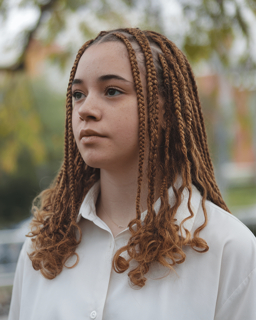 a-still-of-a-young-female-woman-with-sti_PGD90ZtTRsqljrYiIVYORQ_Kdp-41TKSSmU0jdytQzX8g Top 25 Stunning Braids Hairstyles: Black Cornrows with Curls