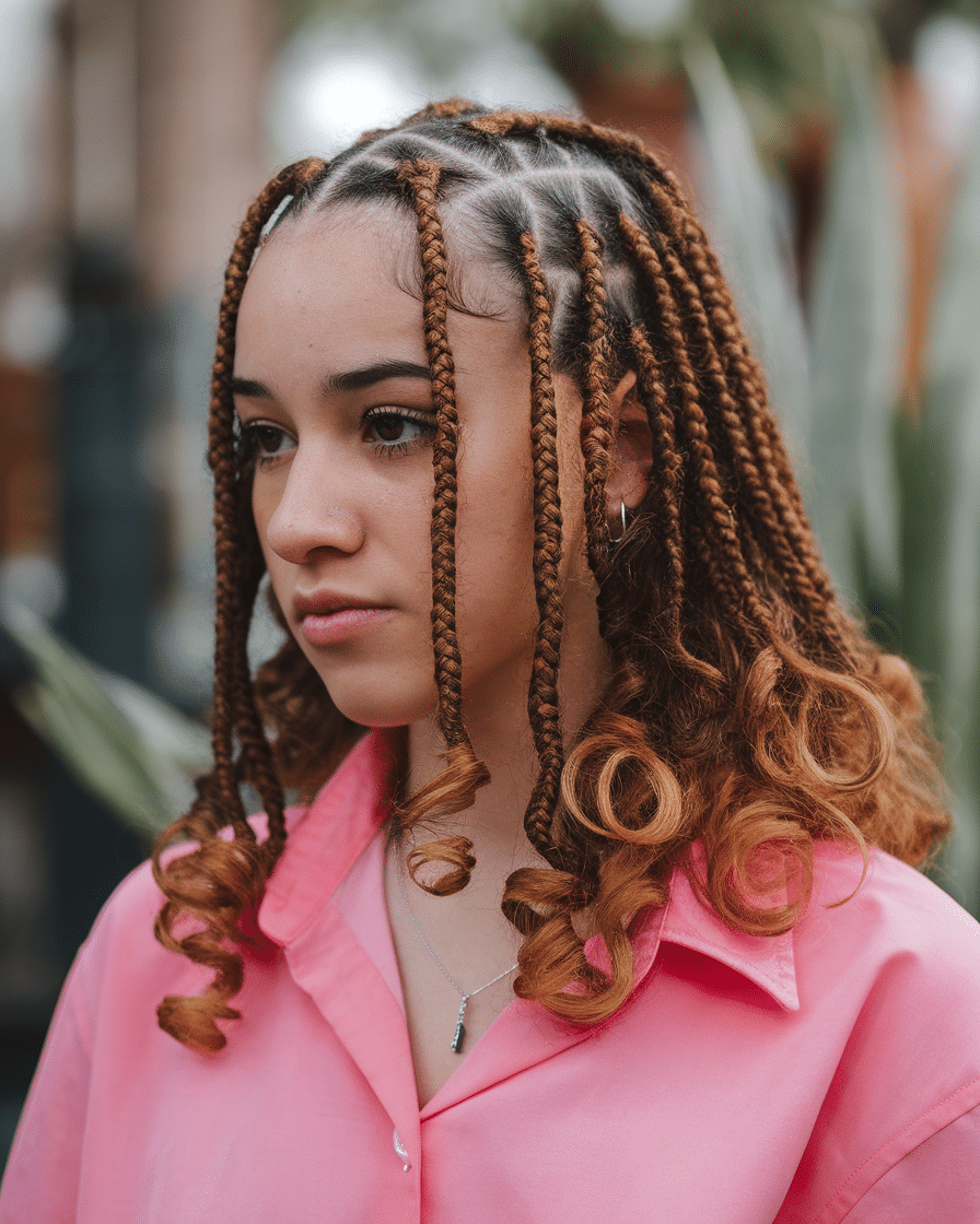 a-still-of-a-young-female-woman-with-zig_--pwuinMRJS71pM_ypUnWg_G25lQVU_Q6SC8r5LI7MFMA Top 25 Stunning Braids Hairstyles: Black Cornrows with Curls