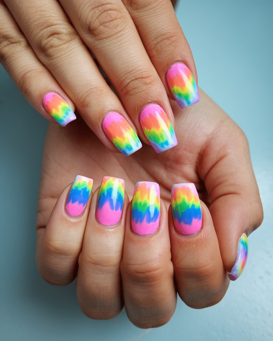 Embrace the Joy of Color: How Rainbow Nail Designs Spark Confidence and Creativity
