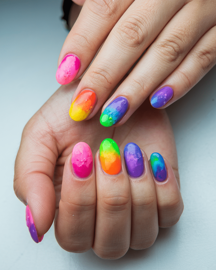 Embrace the Joy of Color: How Rainbow Nail Designs Spark Confidence and Creativity