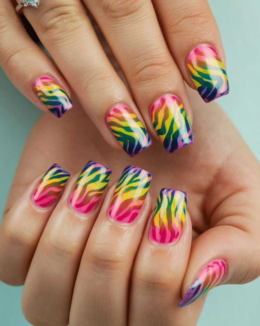 Embrace the Joy of Color: How Rainbow Nail Designs Spark Confidence and Creativity