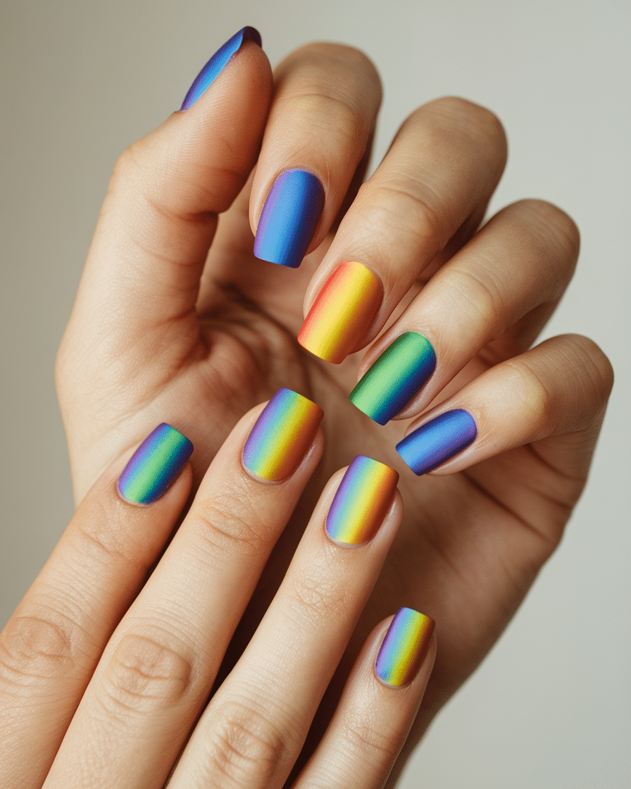 Embrace the Joy of Color: How Rainbow Nail Designs Spark Confidence and Creativity