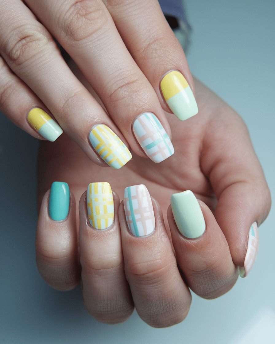 0006_4_a-photo-of-a-hand-with-spring-plaid-patt_vtapI-XySAKkRMWxTsv34g_P7EwUTUPRfGlvyRZwu-hFQ The Ultimate Spring Nail Inspiration for a Fresh and Stylish Season