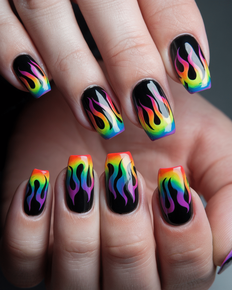 Embrace the Joy of Color: How Rainbow Nail Designs Spark Confidence and Creativity