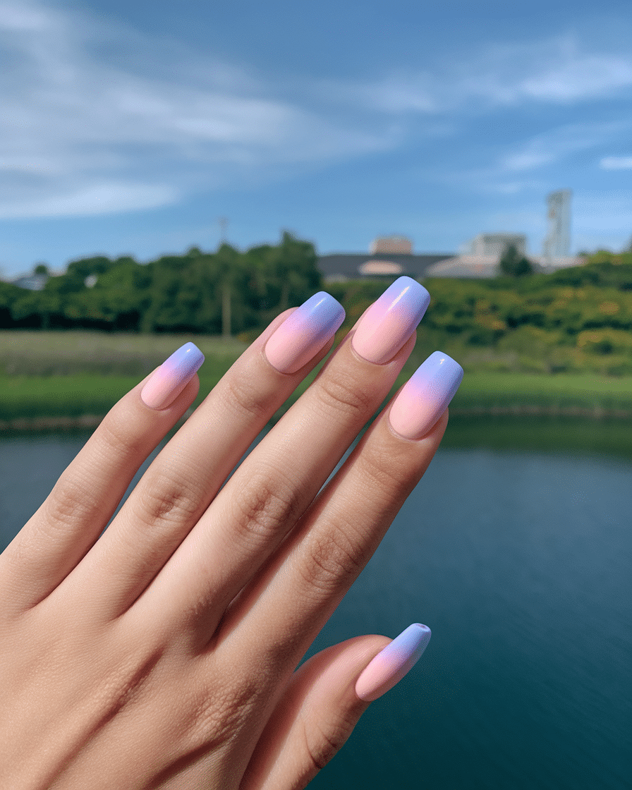 0010_4_a-photo-of-a-hand-with-rainbow-sky-gradi_mc6FV-iuQGWr3q9_IDdVTQ_CuVW27sIQ7aSTA3bxpEcnA The Ultimate Guide to Springtime Nail Trends