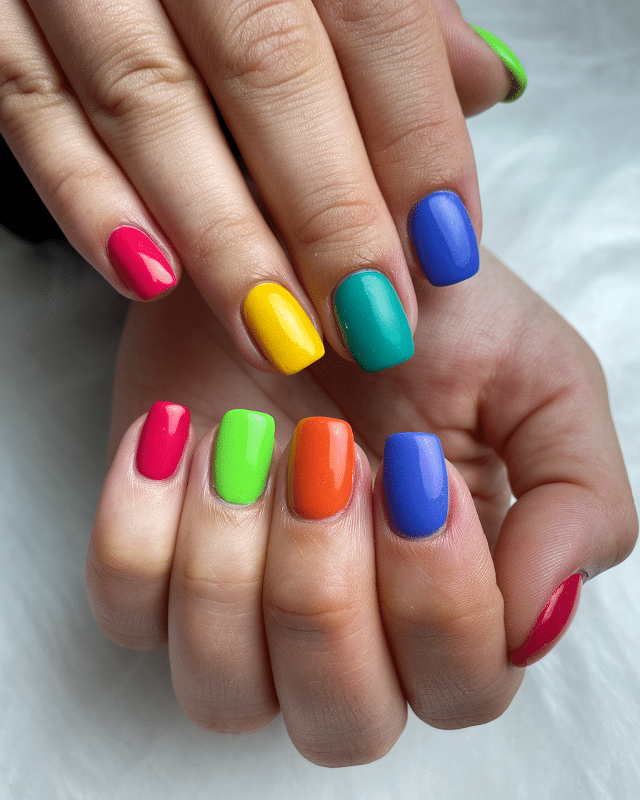 Embrace the Joy of Color: How Rainbow Nail Designs Spark Confidence and Creativity