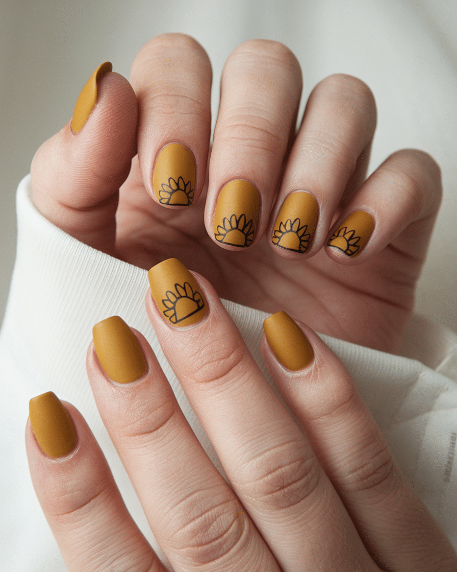 0013_3_a-photo-of-a-hand-with-nails-done-in-a-m_kQ7RUaHWTxuVuCv6llE-nQ_-KKrqLw6SYmfPSatBPoh8Q The Timeless Charm of Sunflower Nail Art