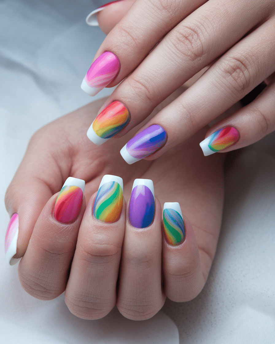 Embrace the Joy of Color: How Rainbow Nail Designs Spark Confidence and Creativity