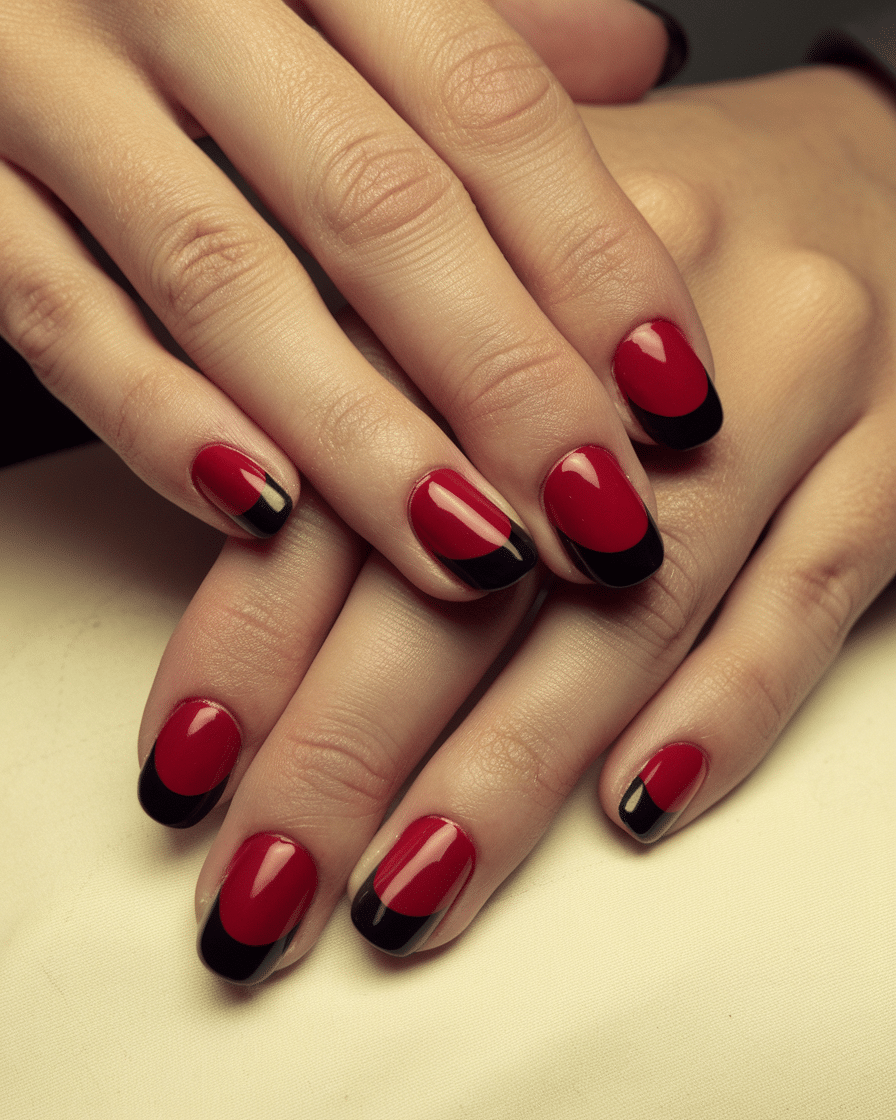 Red and Black Nails: The Timeless Power Duo of Bold Beauty
