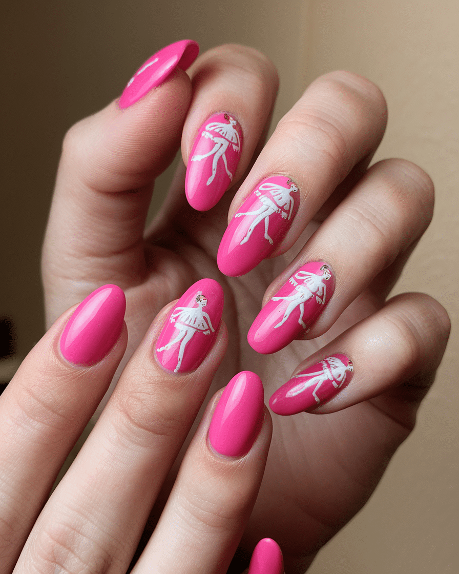 a-photo-of-a-hand-with-barbie-pink-balle_mxTkLEw4R3e3VPW9PgssDA_zQrkif2iQ4qNttMODJ1-Vg 20 Trendy Ballerina Nails Designs for a Cute & Classy Look