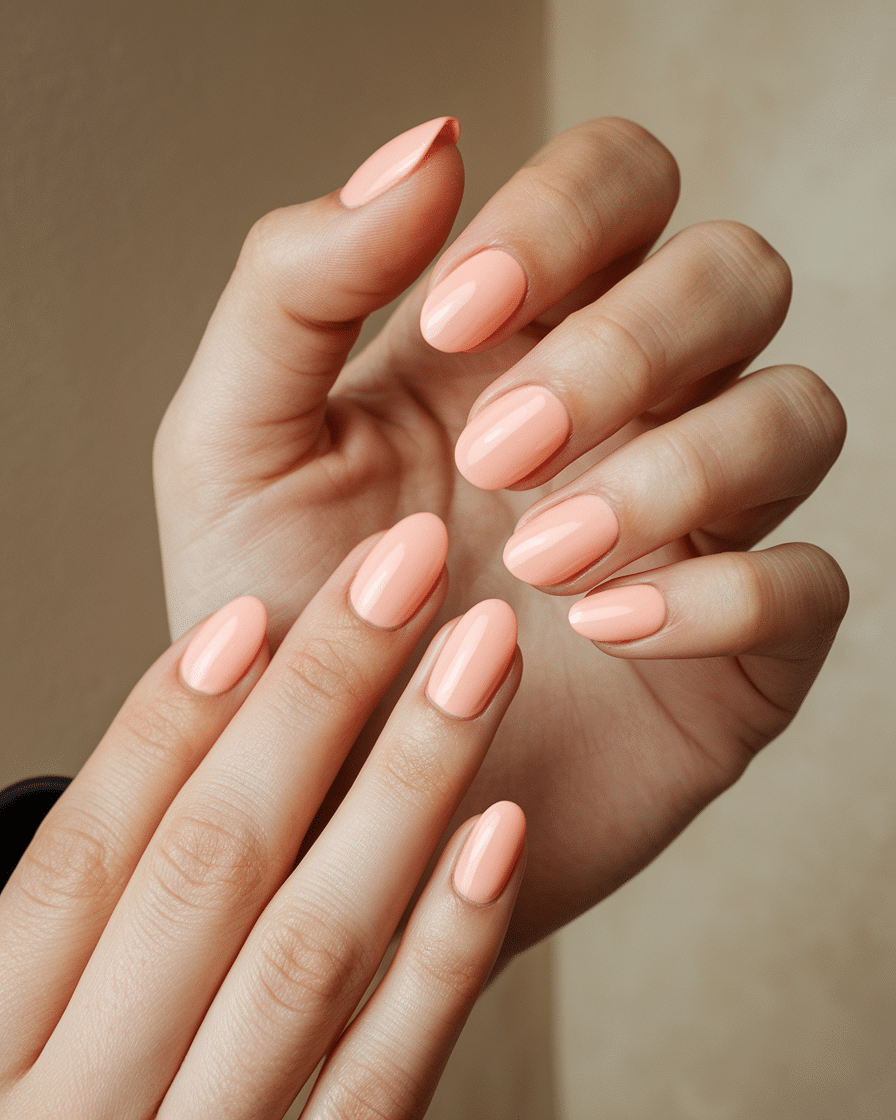 a-still-image-of-a-beautiful-hand-with-p_1VW4QTQ-Q2eQdskgBOkGtQ_i3EnOQkkQP-sNq1cqH8Kbg 20 Trendy Peach Fuzz Nails Ideas to Try This Season