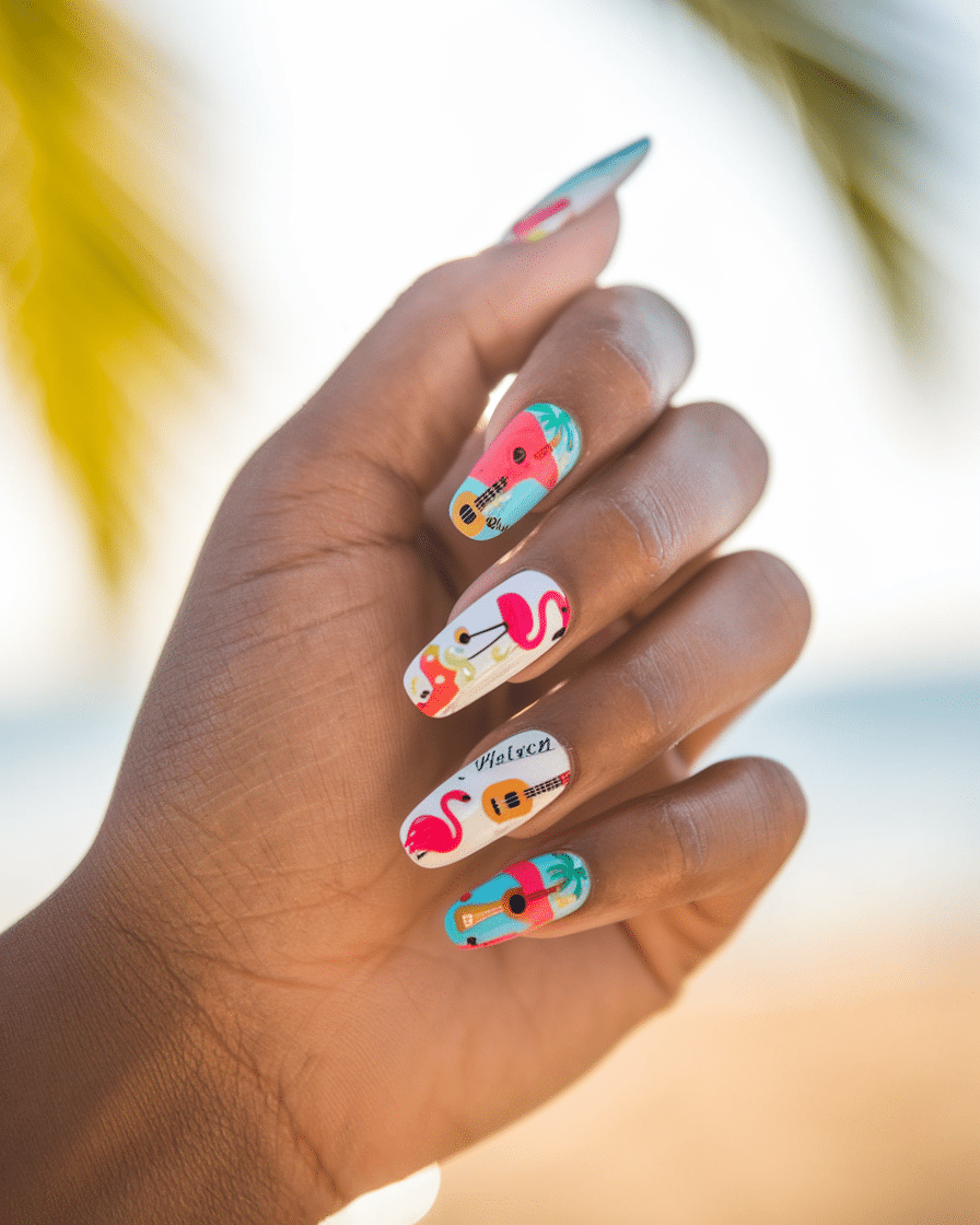 0001_1_a-close-up-photograph-of-a-beautiful-han_N9XAWXV4TRqTa2C5j7Asjw_N11Ouqb6Qsu0Bqk0TGzLoA Embrace the Island Spirit with Tropical Nail Art That Feels Like a Vacation