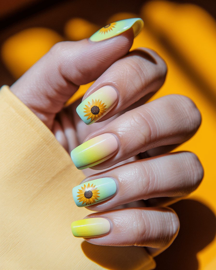 0001_2_a-beautifully-captured-photograph-showca_p1bmFQlDRFKvCBCzLIJKGA_XOAmtDJHQUanmLU0DZ56kA Radiant Floral Nail Art: Embrace Sunshine with Yellow Sunflower Designs