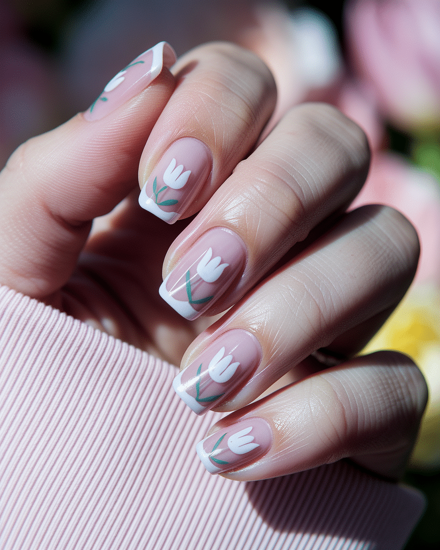 0001_2_a-close-up-photograph-of-a-beautiful-han_5m3b1b73TiGj0YH_g0d0xA_TeRGibHmTOq_rhHwVg9tHw Embracing Floral Nail Trends: How Tulip Nail Designs Are Blossoming in 2025