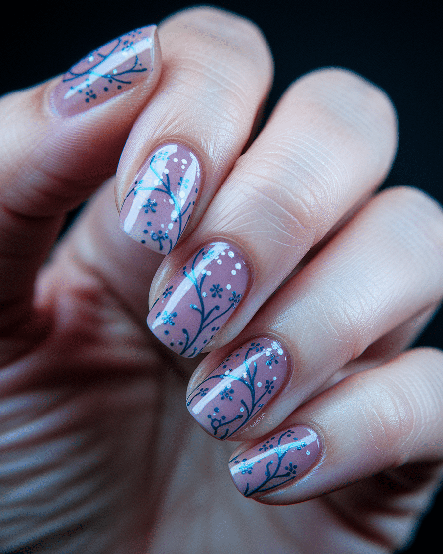 Embracing the Beauty of Nature and Dreams Through Nail Art