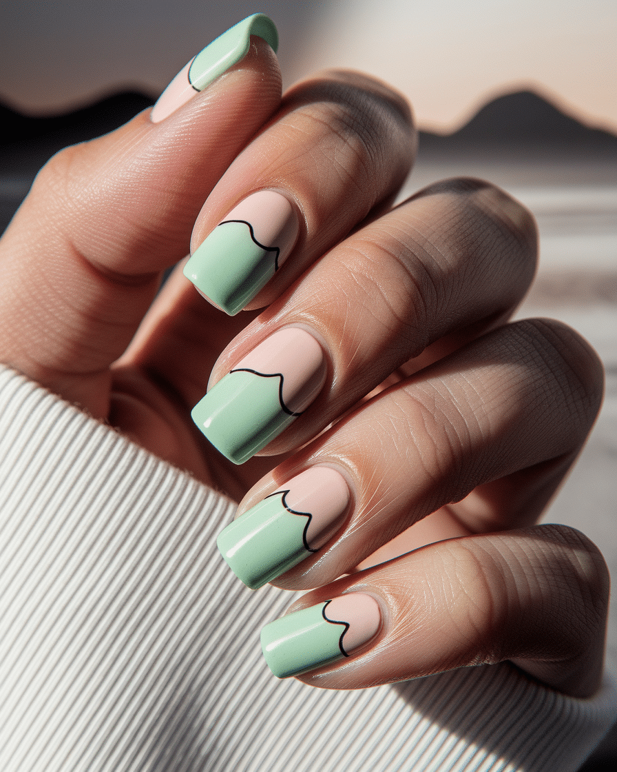 0001_3_a-close-up-photograph-captures-a-hand-wi_zWbu3NLCSLOCBVIXRUa5Fg_Bdw8GXuERZa-F70BF_fZEQ The Timeless Beauty of Mint Green Gradient Nails: A Soft and Sophisticated Trend for All Seasons