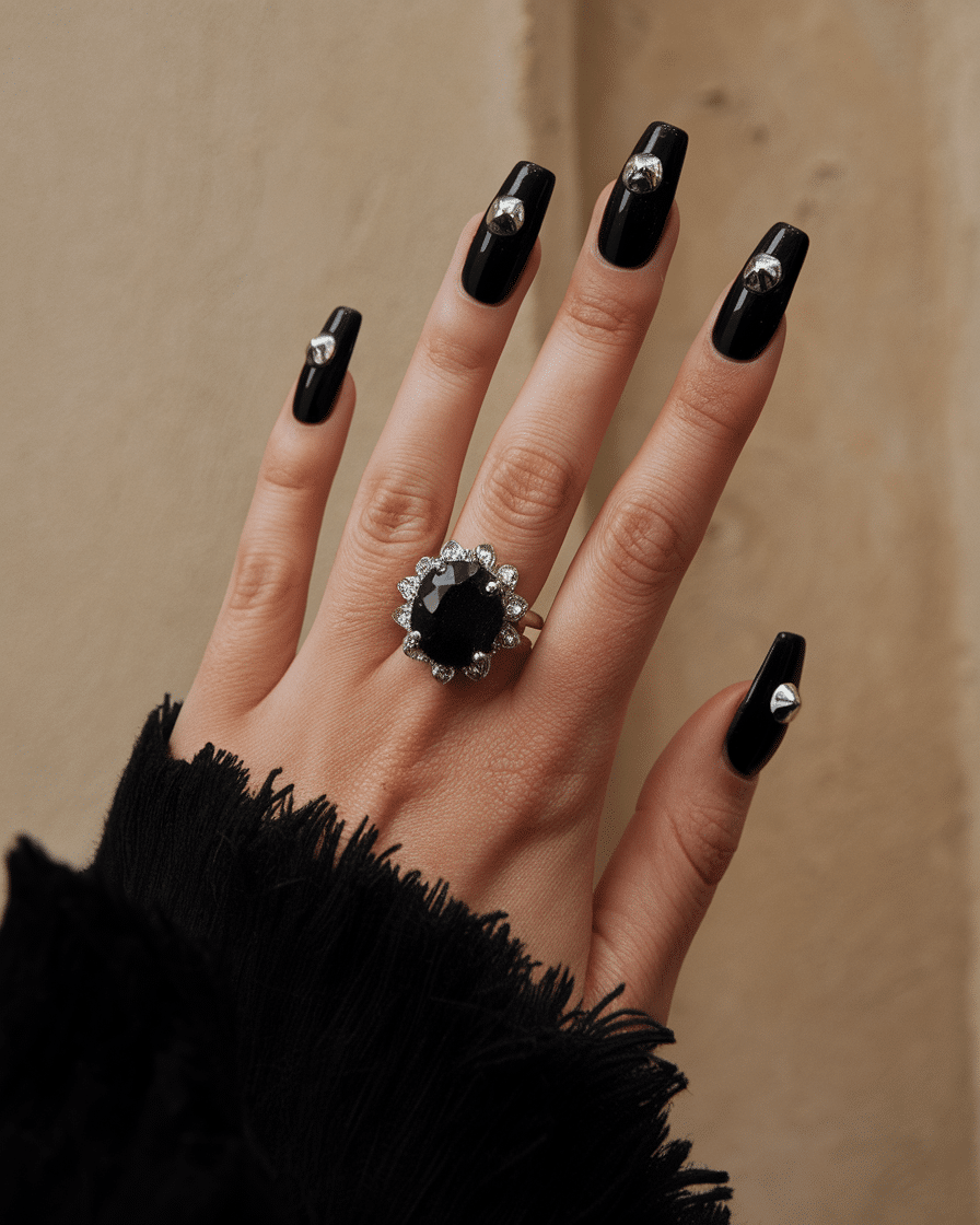 0002_2_a-cinematic-medium-shot-of-a-beautiful-h_HvGsUx8wTLS6ku8jN7gvpw_8mgfu9Y2R9qnYAOD-SWAYQ The Timeless Allure of Black Nail Designs