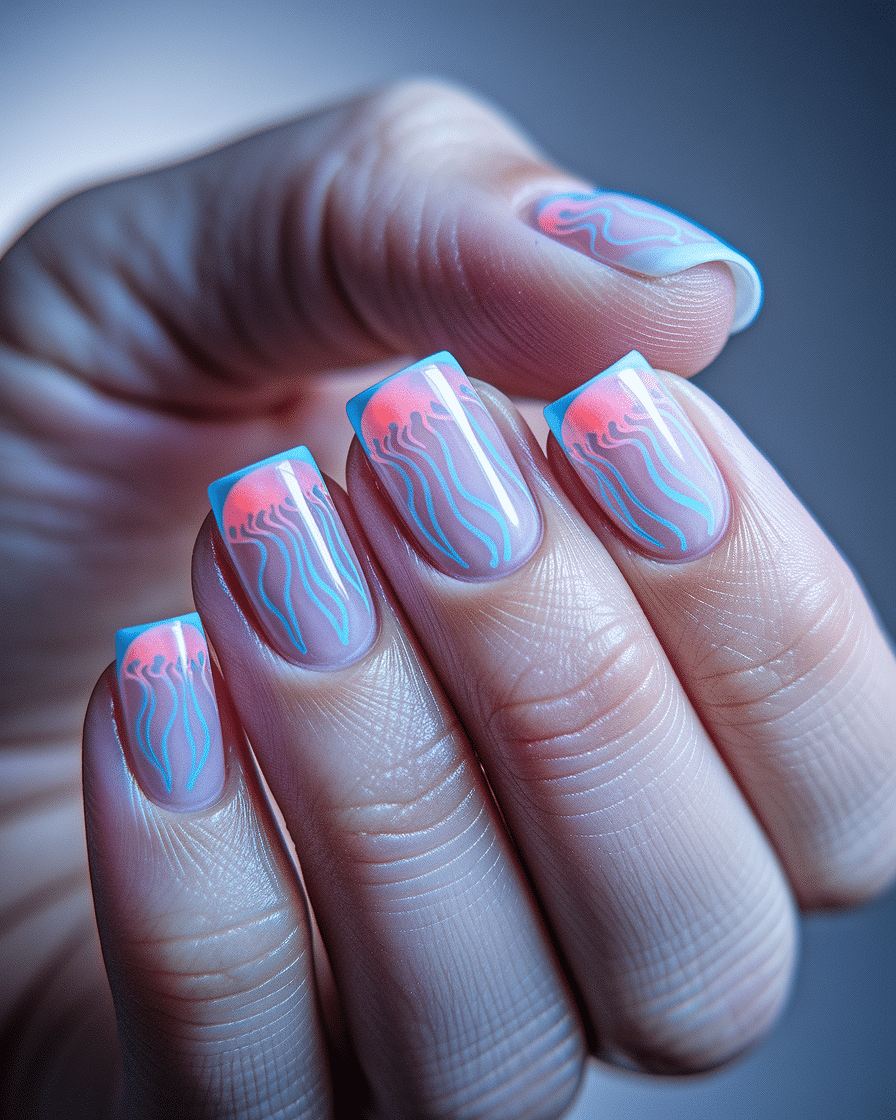 0002_2_a-close-up-photograph-captures-a-hand-wi_asnhJIpLQ9OgfHHvXyHNjA_jw5_Ilh1QxiSuGdg1eDMSg Bright Summer Nail Ideas for Short Nails That Are Perfect for the Beach