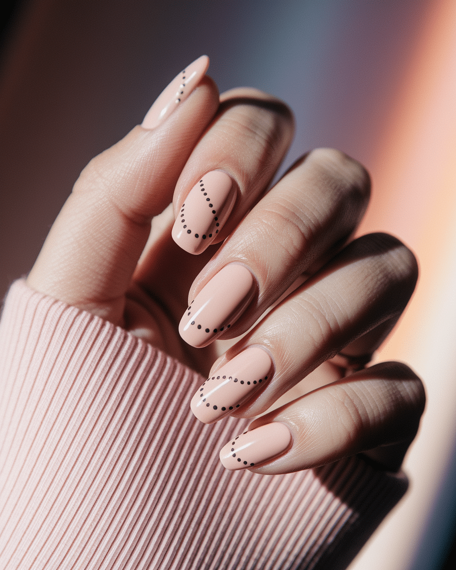 Elegant Nail Trends for 2025: Embracing Black Polka Dots, Bows, and Almond Shapes