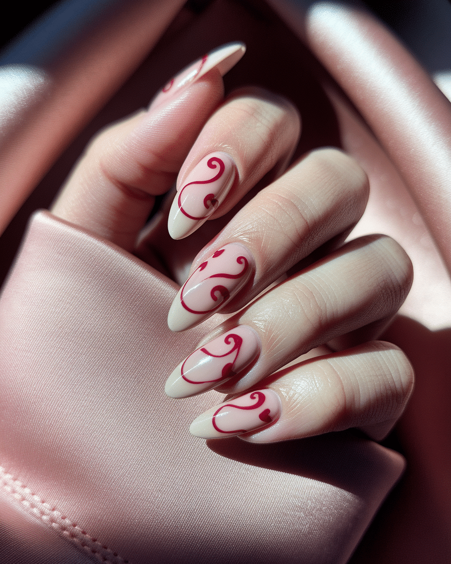 Romantic Red Nail Designs for Every Occasion: Almond French Press-On Ideas You'll Adore