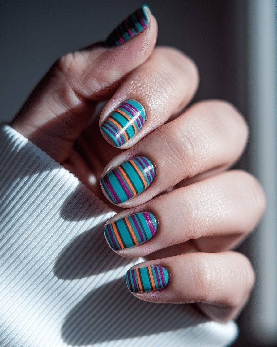 0003_2_a-close-up-photograph-captures-the-intri_ddcArjhjR3Owf439QBv6Og_ds-7eQjLRQ6H0LkxFNFgRw Bright Summer Nail Ideas for Short Nails That Are Perfect for the Beach