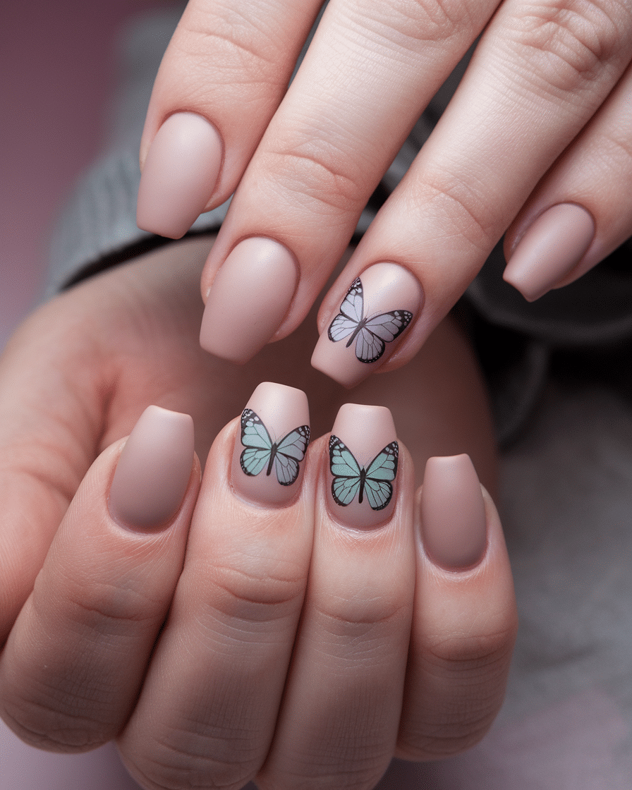 The Soft Beauty of Matte Nails: A Modern Take on Spring Manicures