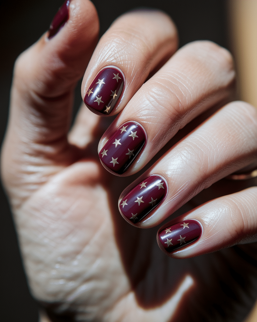 0004_2_a-close-up-photograph-of-a-beautiful-han_LGjl_9hGTG-1emLSsTn1Mw__HPmTWshTESTm8YU6mwPgQ Winter Nail Colors That Make a Statement: Burgundy and Gold Nails to Warm Up the Season