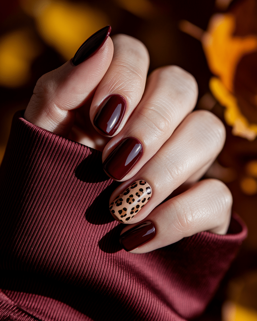 0004_3_a-close-up-photograph-of-a-beautifully-m_9rHyTCBsREmf25ZlGjvNVA_QzXK4lh8R6u9at16fLSUkA Fierce and Fashionable: Animal Print Nails for the Autumn Bride
