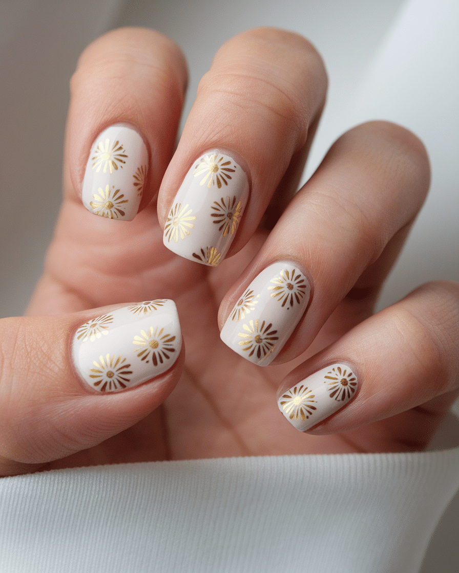 The Blooming Beauty of Daisy Nail Designs