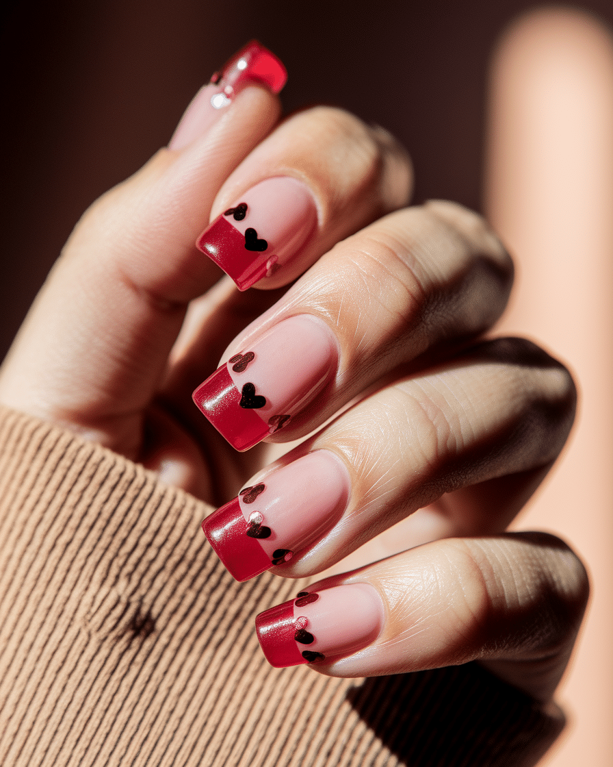 Romantic Red Nail Designs for Every Occasion: Almond French Press-On Ideas You'll Adore