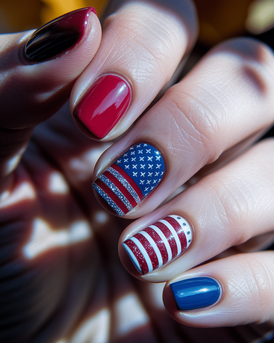 0005_3_a-close-up-photograph-captures-the-intri_reOYAiULSFGGnAi6t6wWFg_TceXmdd-SNaSu0WKBEf6fQ Celebrate in Style with Patriotic Summer Nail Designs