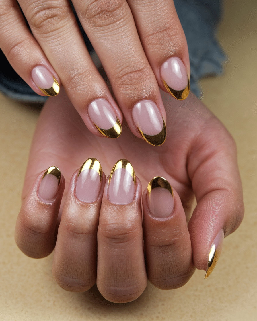 0005_3_a-photo-of-a-hand-with-half-moon-gold-ch_Y38SDmr9QwGKhYn3OPEkGA_Ar8kh_0DSBC8swWWFtzUtA The Allure of Chrome: Why Gold Nails Are the Ultimate Glam Choice