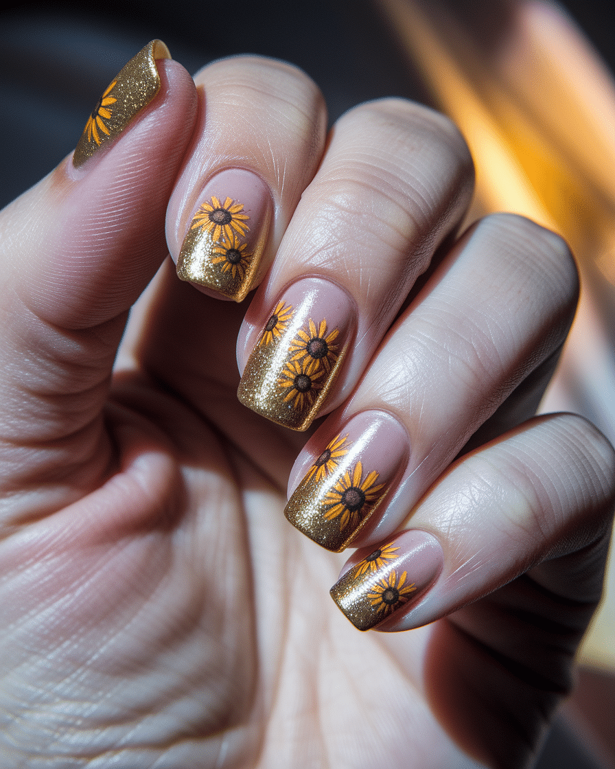 0005_4_a-beautiful-hand-with-nails-painted-in-a_wHFyOSeLR5ukIthDsRUnvA_kOH4DE1PRYOsRcw7Qy6kIg Embracing the Warmth of Autumn with Sunflower-Inspired Nails