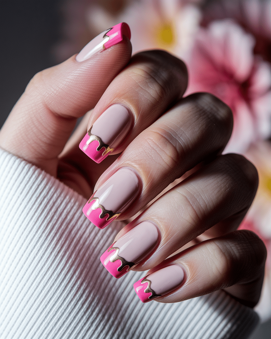 0006_3_a-stunning-close-up-photograph-of-a-beau_gaiIbgF7SCWdBlPAkxpSvA_sKWmJMBfS-KgJOSHLdcAEg Sweet Spring Nail Trends 2025: Pink Hues and Bee-Inspired Magic