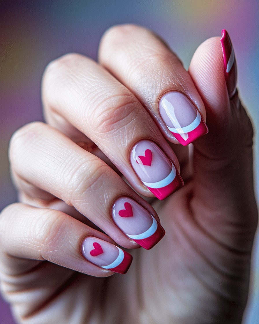 Romantic Red Nail Designs for Every Occasion: Almond French Press-On Ideas You'll Adore