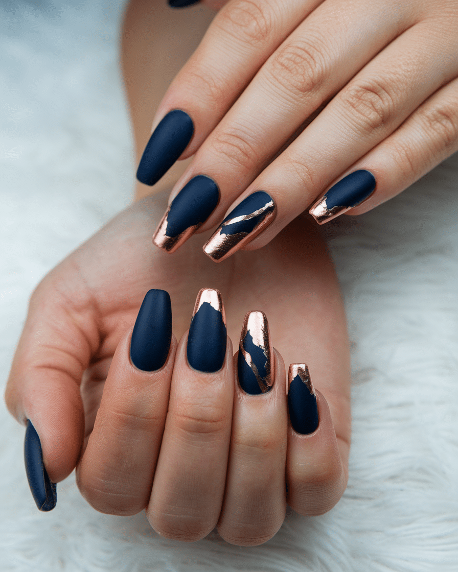 0007_2_a-medium-shot-of-a-beautiful-hand-with-l_LTtL0H29RTiGXSGqskWoqg_TMtbhS79S0y46amOw2Zz4Q_cover Glam in Every Shade: Why Navy Nails Are the Unexpected Star of Modern Manicures