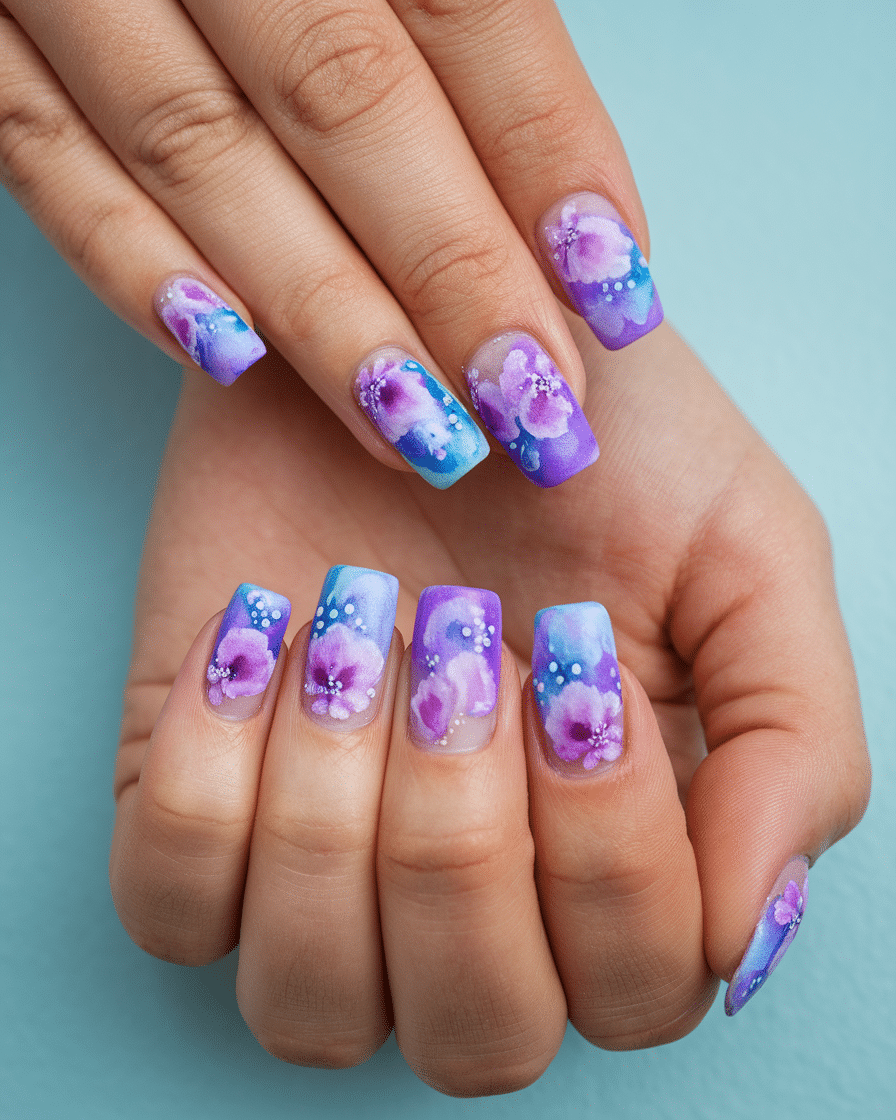 0007_3_a-still-of-a-beautiful-hand-with-waterco_V8H4wnYqTk-jJypLYwNT6g_a-0v9TNTSguZL0_9AHgLIA Blooming Beauty: The Timeless Charm of Purple Floral Nails