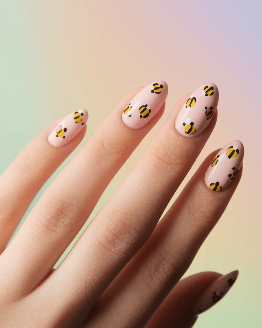 0008_2_a-close-up-photograph-of-a-beautiful-han_NkMIg29xSO6IjhLwXimmEw_UNz2BeOdQpeOgqVNtO_EPA Sweet Spring Nail Trends 2025: Pink Hues and Bee-Inspired Magic