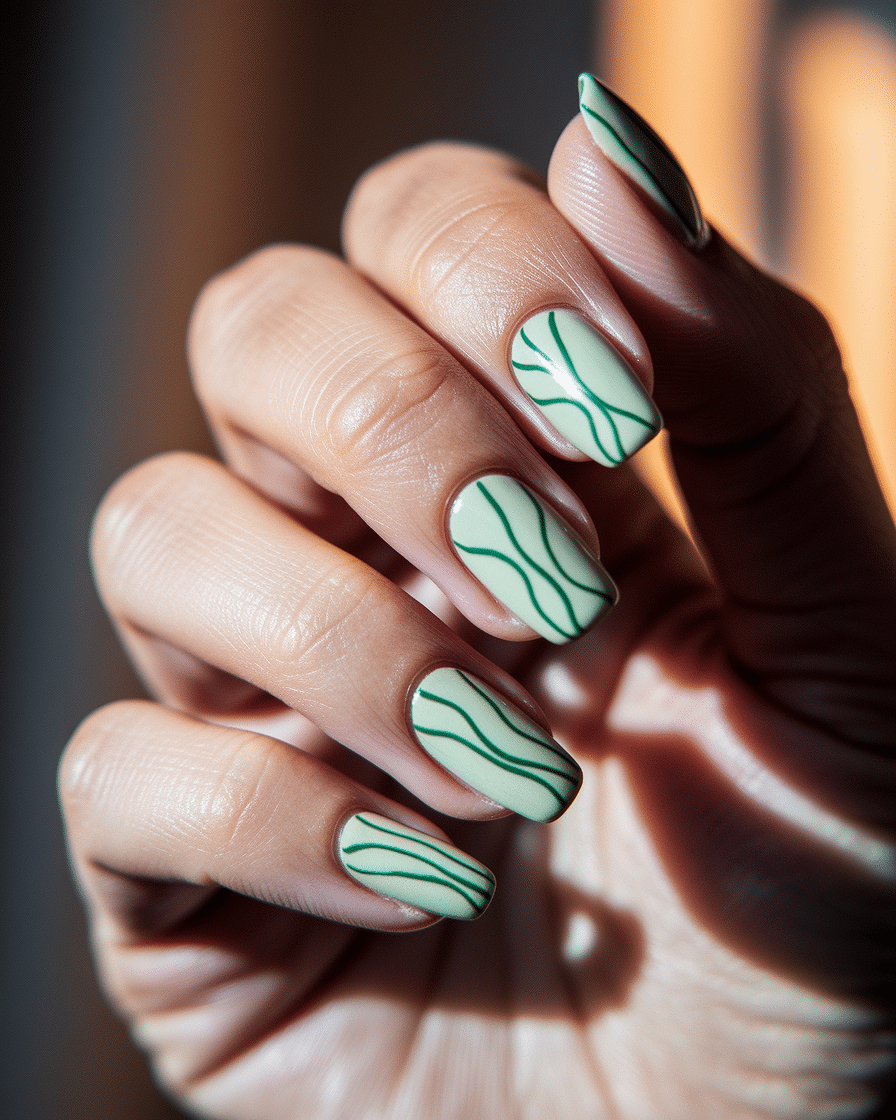 0008_4_a-close-up-photograph-of-a-beautiful-han_hD0MXK4TQ8qpZs6AddoLSA_xxMsGHw_RWyxyGcZhHTmrQ Embracing Nature: The Rise of Soft Green Nail Designs for Spring 2025