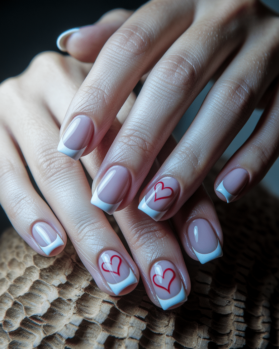 Romantic Red Nail Designs for Every Occasion: Almond French Press-On Ideas You'll Adore
