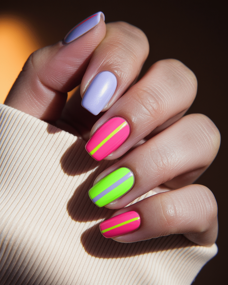 0009_3_a-close-up-photograph-of-a-beautifully-m_Q4Nj7tfkTVWrb8ywbrKUiA_igRtC6w2SPaB2cj8QrU1dA The Rise of Color Confidence: Why Pastels and Neons Are Defining 2025 Nails