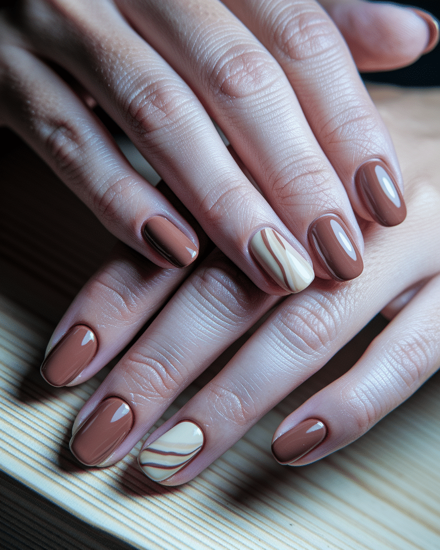 Embracing Neutral Elegance: The Timeless Appeal of Soft Brown Nails