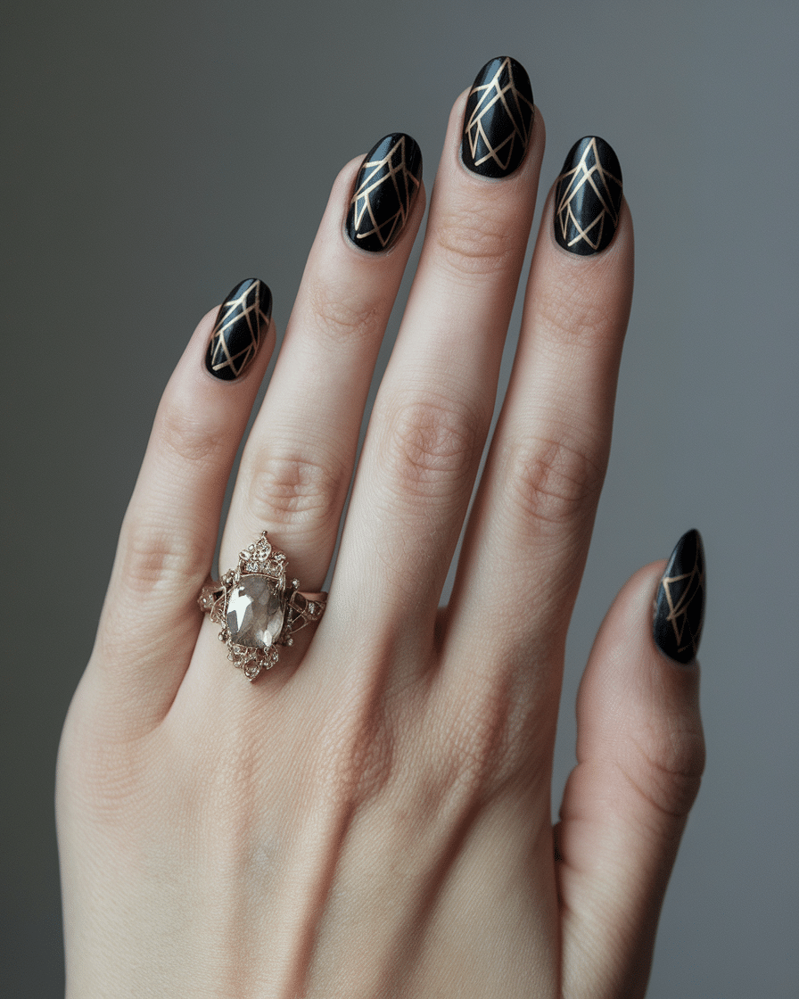 0009_4_a-still-of-a-beautiful-hand-with-black-a_xRH5po5BTzuRM2rjAOoVxQ_GaS8XMAvQ9udYTfeTVhPnA The Golden Touch: Why Gold Nails Are the Ultimate Winter Glam Statement
