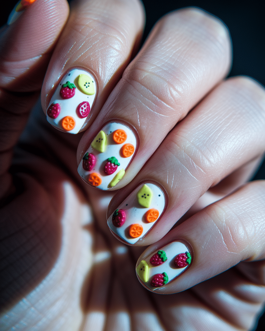 Fresh and Playful Nail Art Ideas Inspired by Fruits