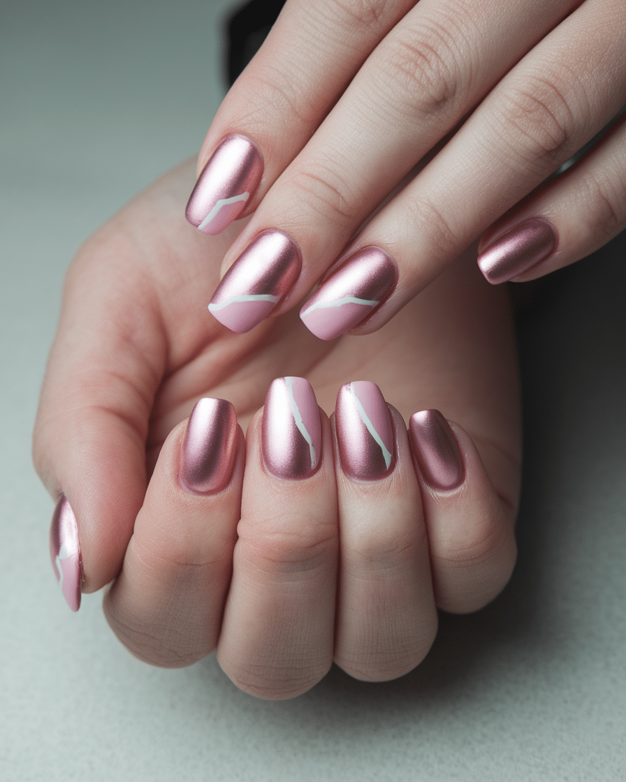 The Rise of Pink Chrome Nails: A Timeless Trend with a Futuristic Twist