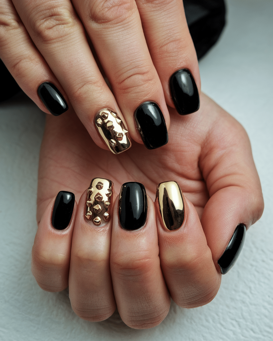 0011_1_a-close-up-shot-of-a-hand-with-black-and_1vlY-AxkSiia5ySALoRVEw_Z1GWSvRkR-Gc3vIlwTHrOA The Allure of Chrome: Why Gold Nails Are the Ultimate Glam Choice
