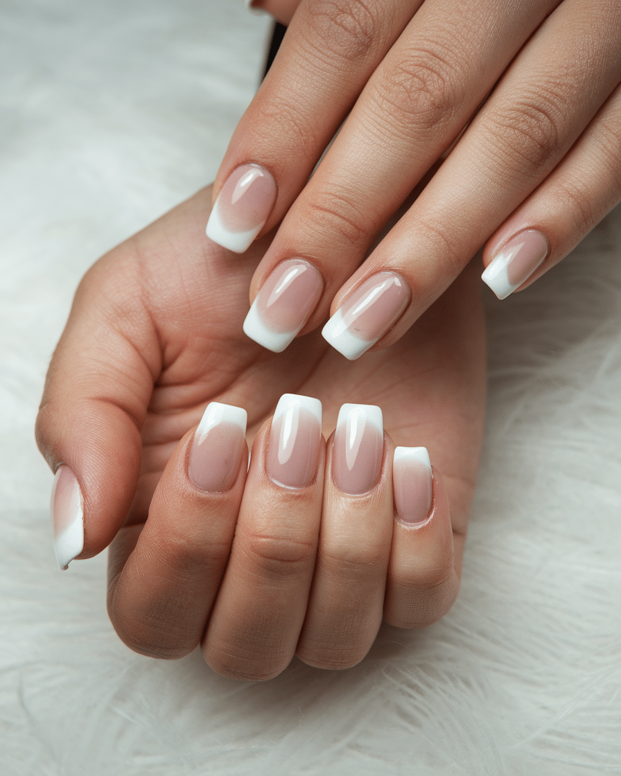 0011_1_a-still-shot-of-a-hand-with-white-ombre-_XYgxHfZHTQqQrWovITA0Mg_VsJwDPxfRnerGabiRAvUmg The Elegance of White Wedding Nails: A Timeless Bridal Choice